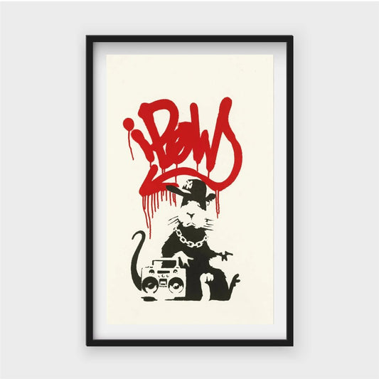 Banksy Gangsta RatJasmine Arts