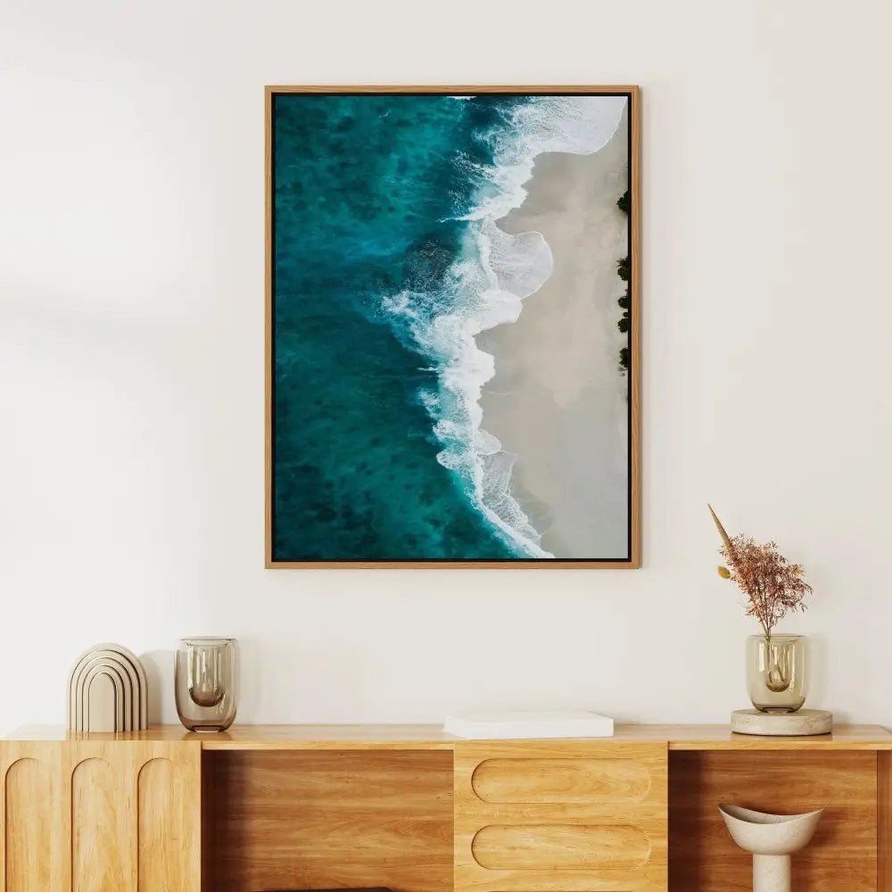 Beache blue, ocean, waveJasmine Arts