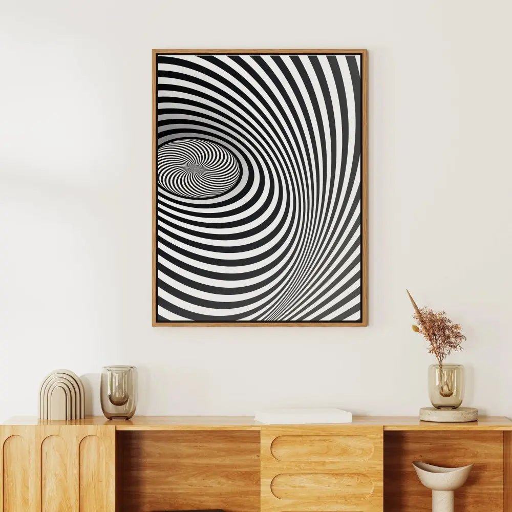 black and white striped artJasmine Arts