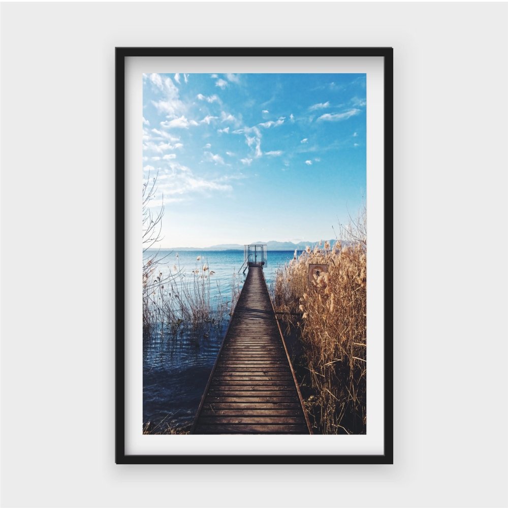 Brown Wooden Boardwalk by the SeaJasmine Arts