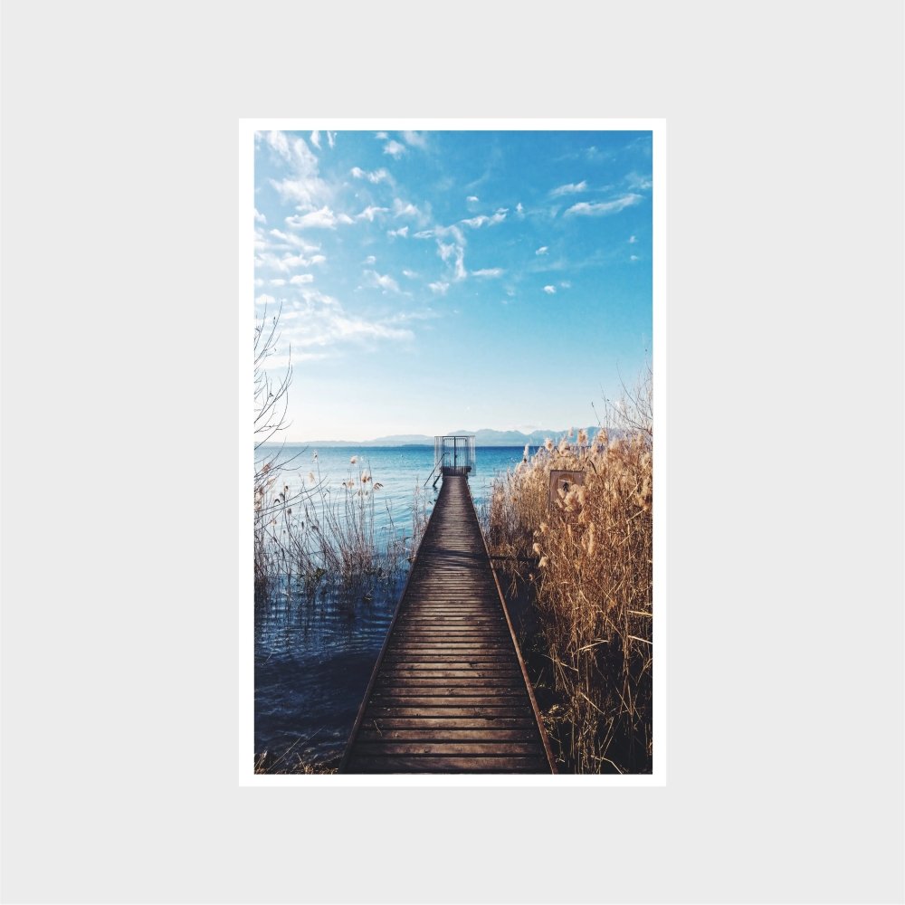 Brown Wooden Boardwalk by the SeaJasmine Arts