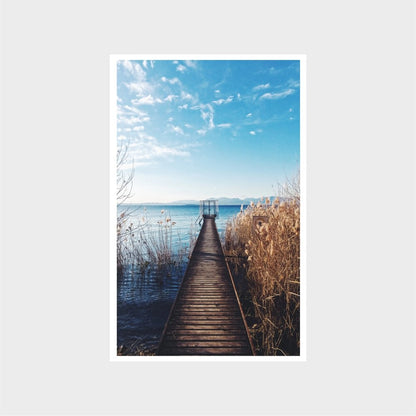 Brown Wooden Boardwalk by the SeaJasmine Arts