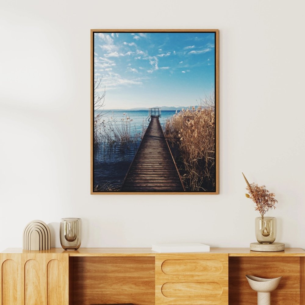 Brown Wooden Boardwalk by the SeaJasmine Arts