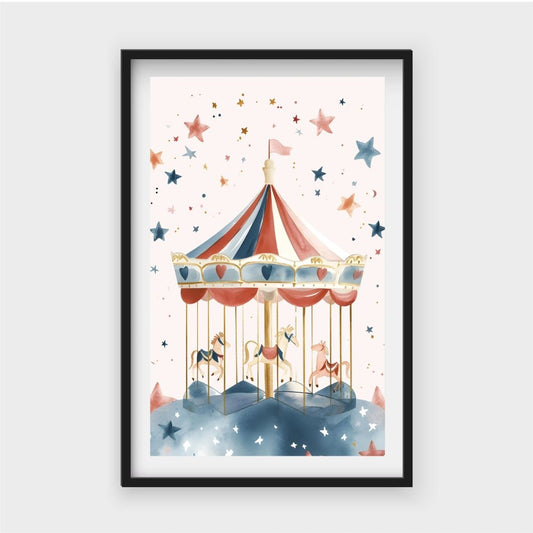 Carousel with horsesJasmine Arts