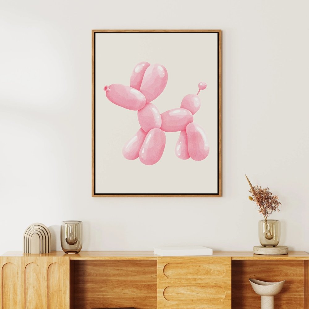 Pink Balloon dogJasmine Arts