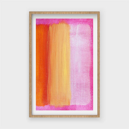 Pink & Orange Modern ArtJasmine Arts