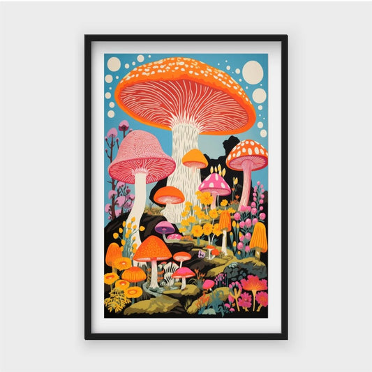 Psychedelic - MushroomsJasmine Arts